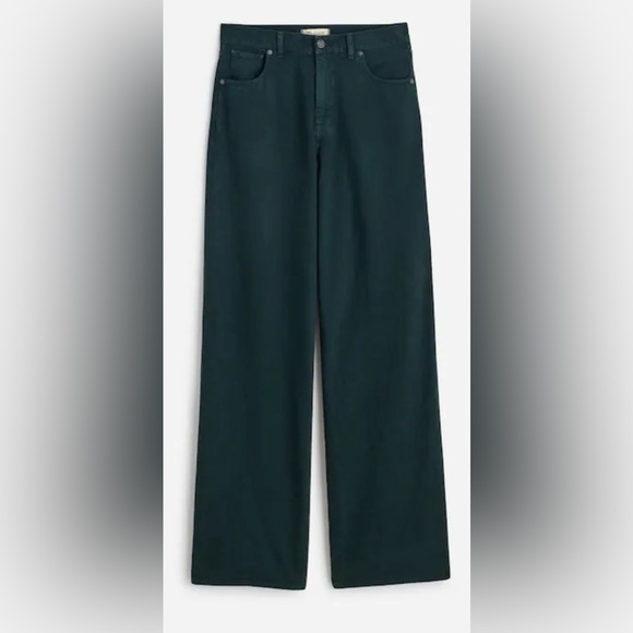 Madewell Super Wide-Leg Jeans. Luxury Forest. Size 29. - Picture 6 of 9